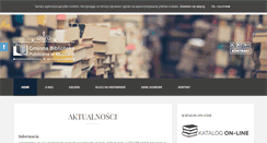Desktop Screenshot of biblioteka-klucze.pl